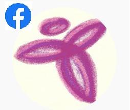 facebook- ja seurakunnan logo, linkki sivuille